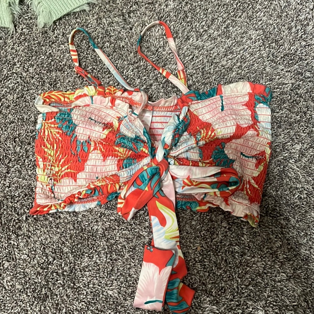 Small multi color crop top
